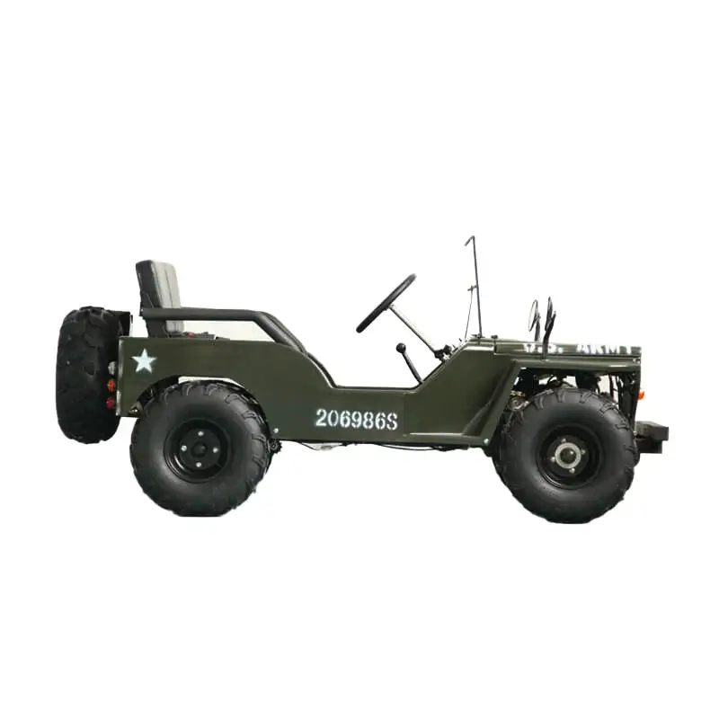 Terrain vehicle MINI JEEP Army green