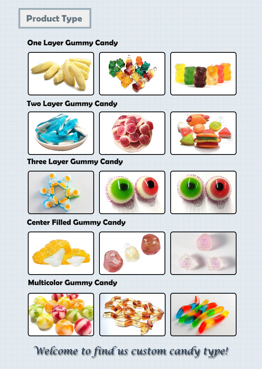 Custom Private Label Gummy Candy OEM Nutritional Fiber Sweet Soft Candy