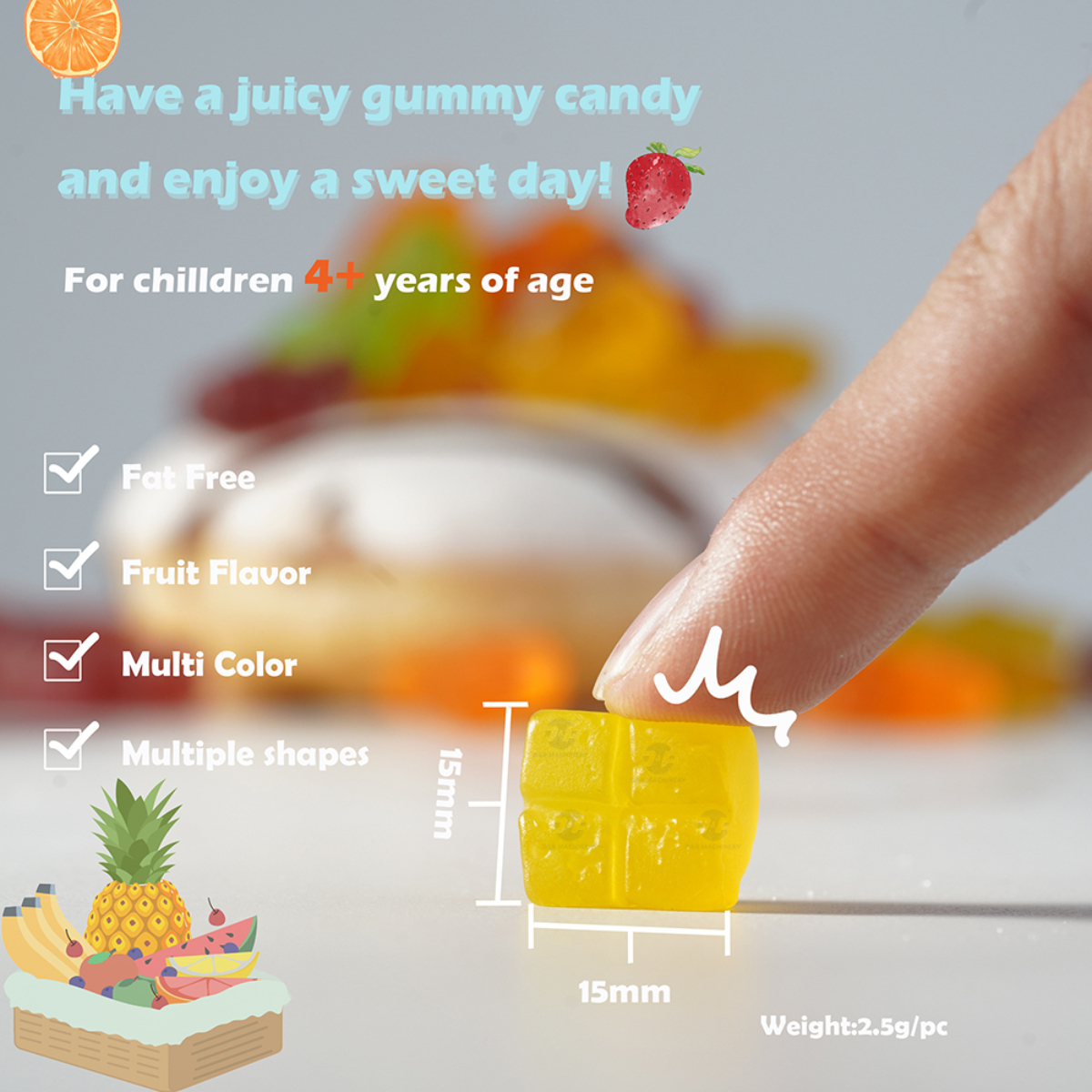 Fruity Gummy Candy