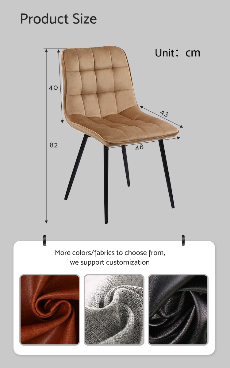 Environmentally Friendly Leather Dining Chair