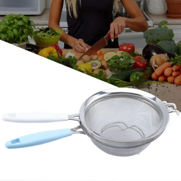 Strainer Supplier Stainless steel basket strainer sets with blue