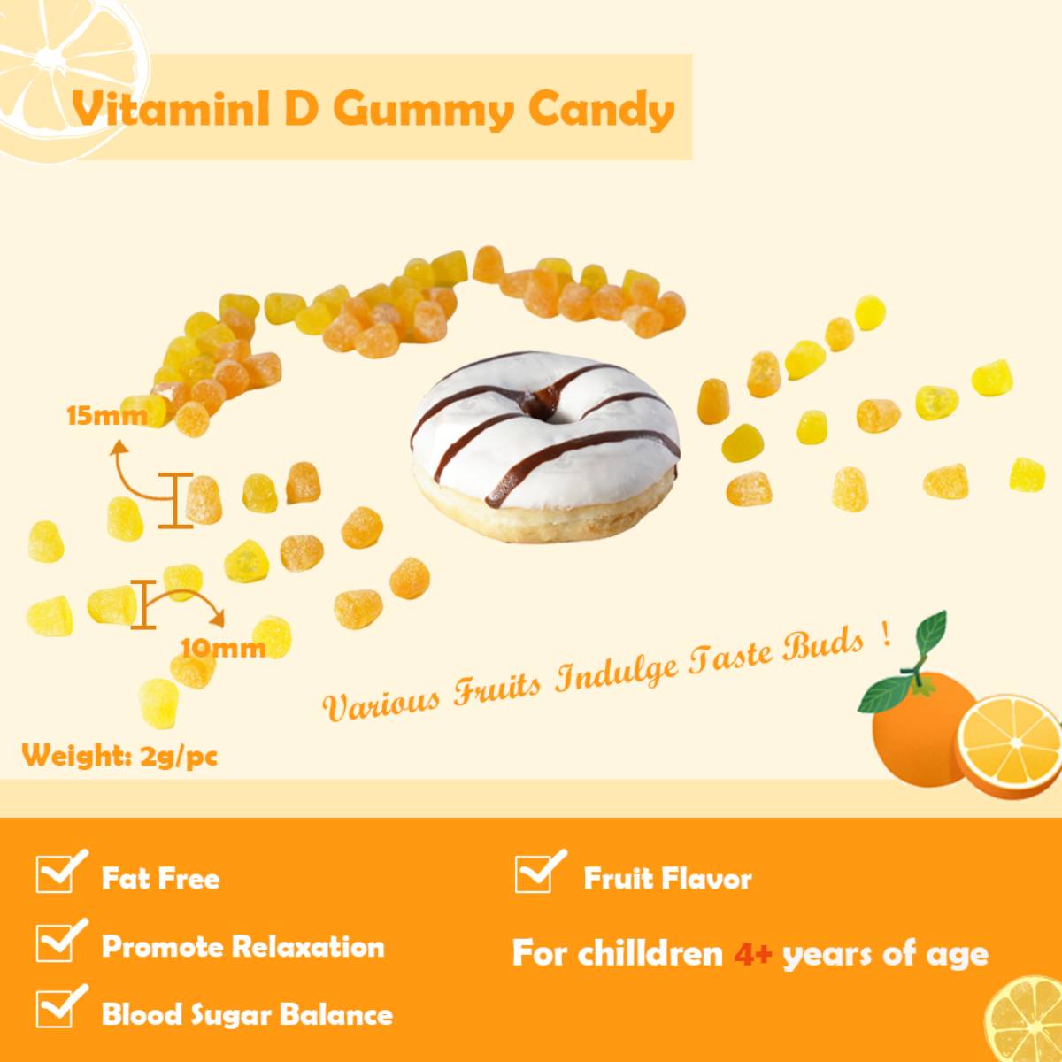 Vitamin D Gummy Candy