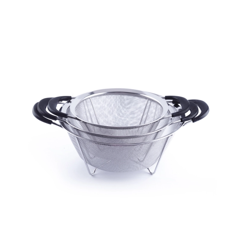 S/S stable mesh basket colander