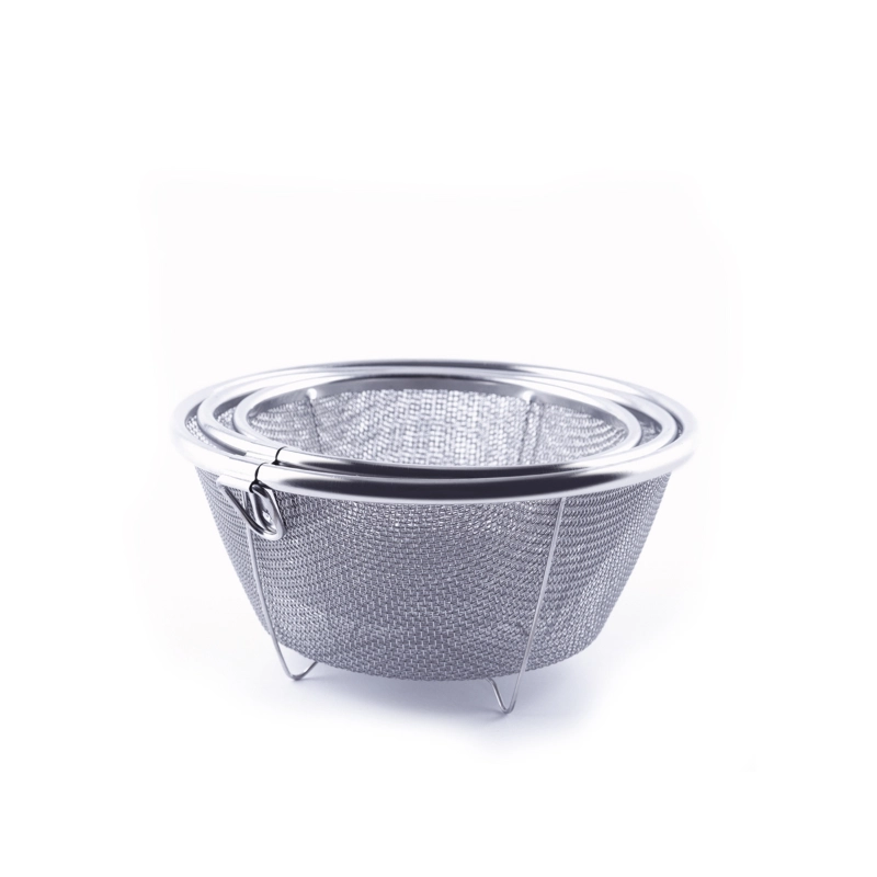 S/S small stable mesh basket colander