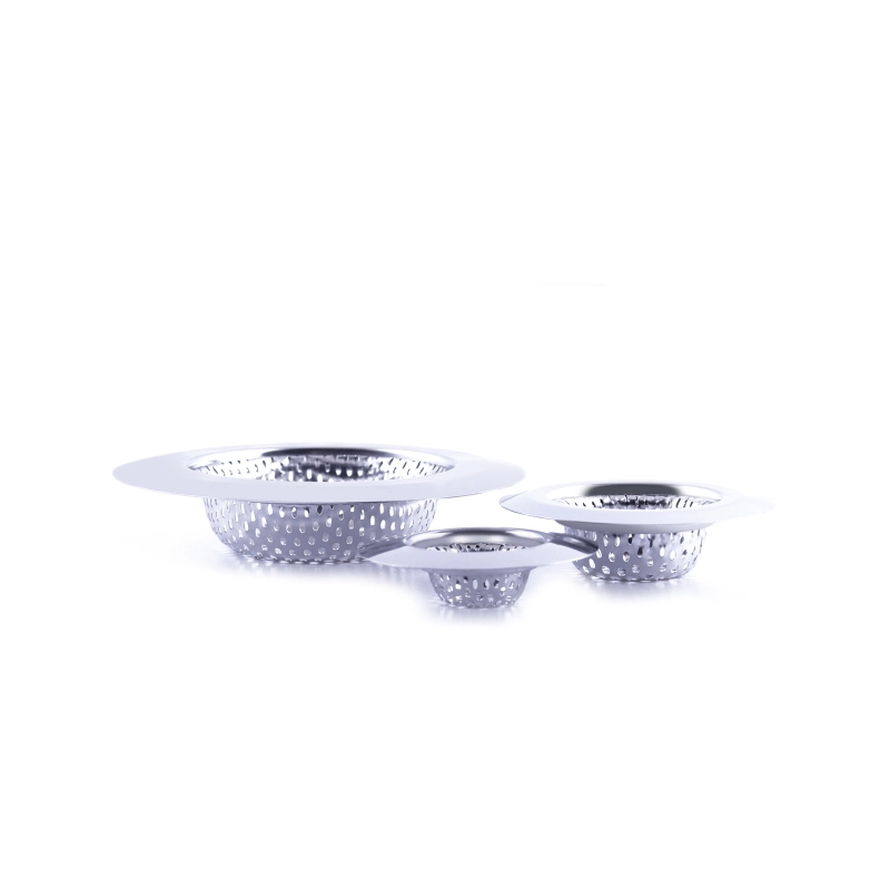 S/S perforated sink strainer