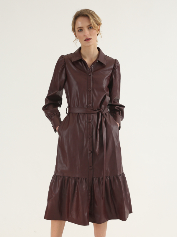 Fake Leather(PU) Dress