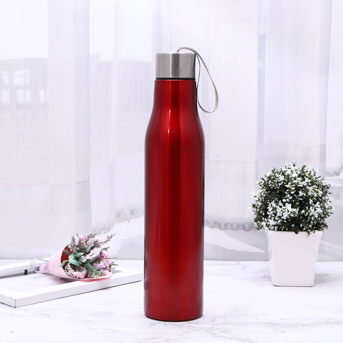 Single Wall Stainless Steel Water Bottle