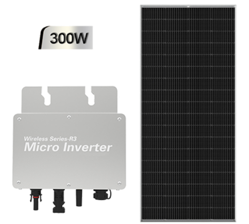 300W Solar Micro Inverter Grid-Connected System