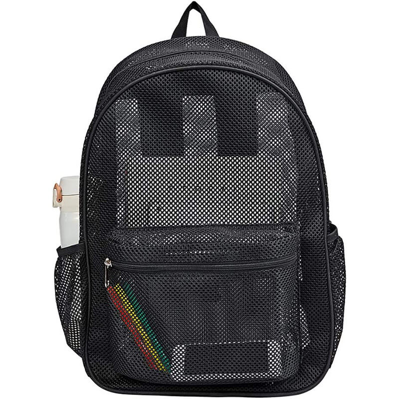 Heavy Duty Semi-Transparent Mesh Backpack