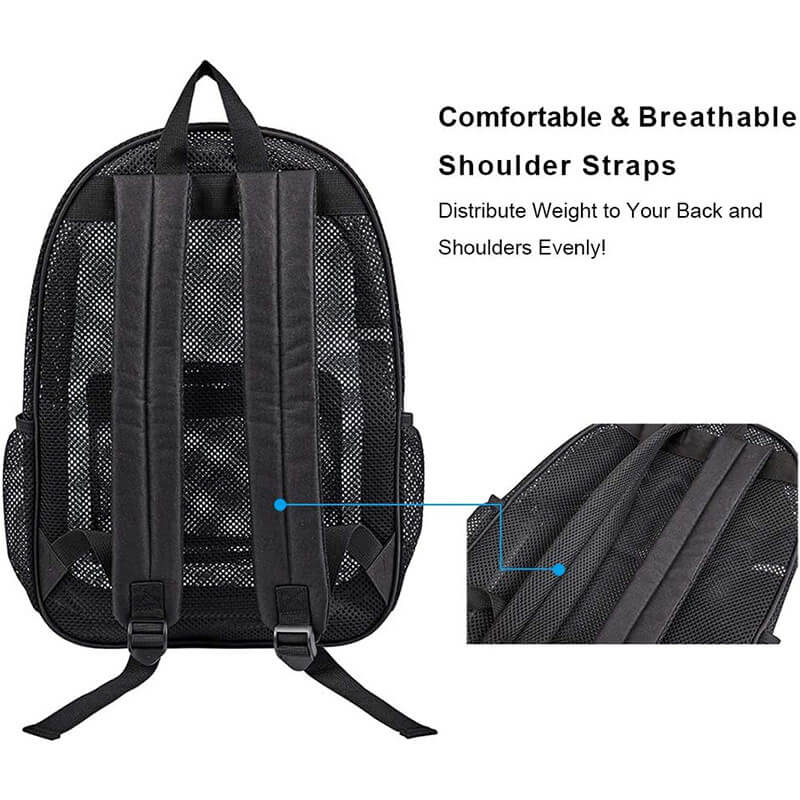 Heavy Duty Simple Daily Mesh Backpack
