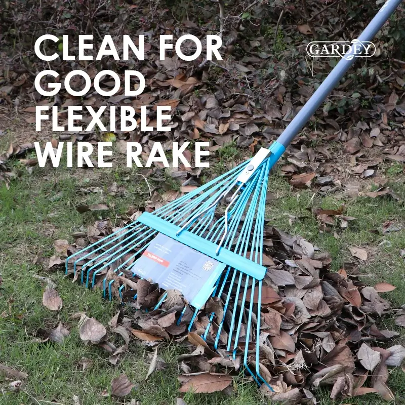 What is a spring rake used for?