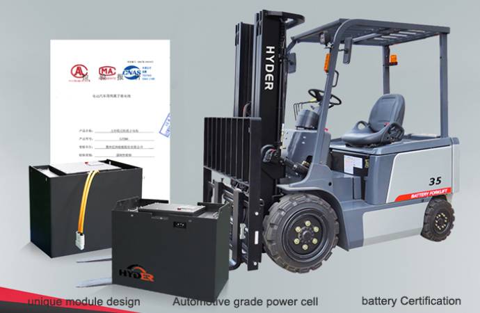 Forklift lithium battery