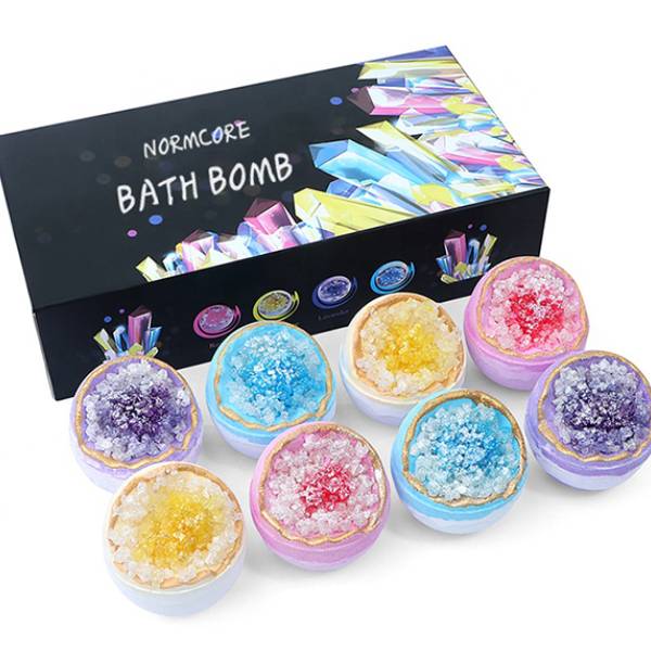 Crystal Shape Bath Bomb Collection – A Luxurious And Indulgent Bath Experience | Bath Bomb Manufacturer