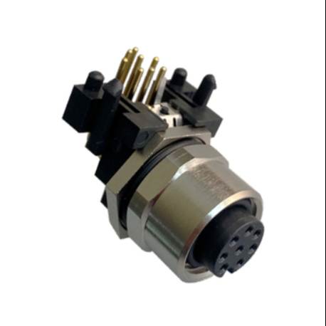 M12 8PIN Right Angle Female Connector