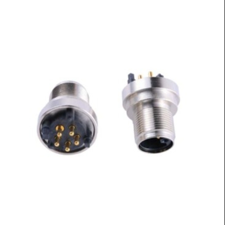 M12 4+1PIN Male PCB connector