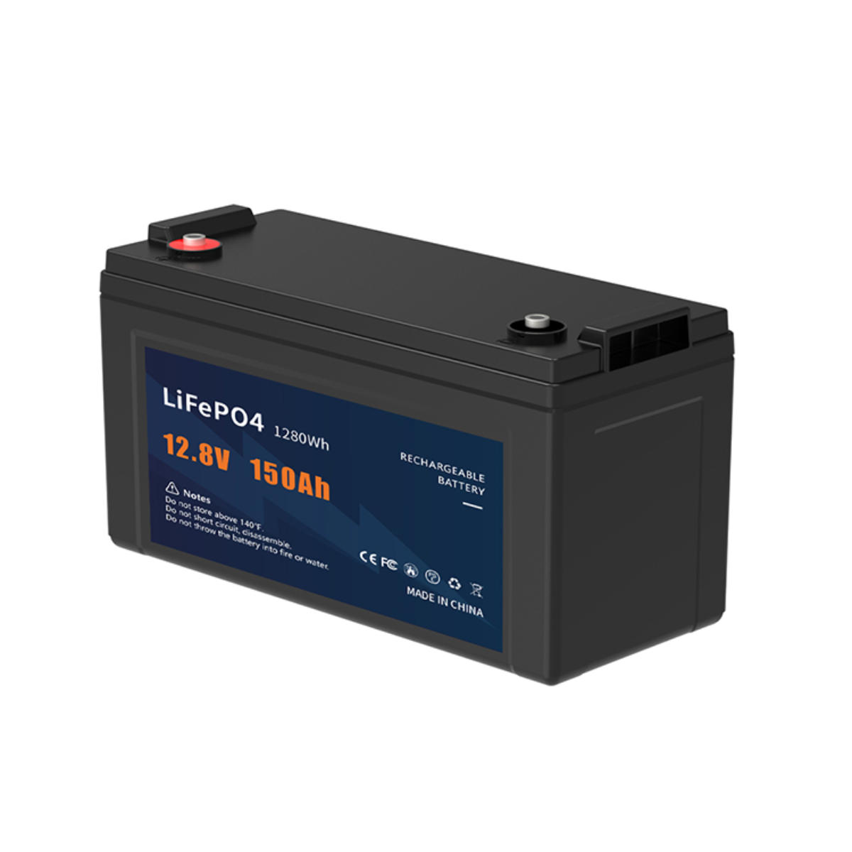 150Ah 12V LFP Lifepo4 Battery Lithium Ion Battery Pack for ESS battery High standard long working time