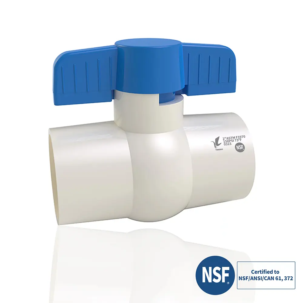 Válvula de bola compacta certificada NSF