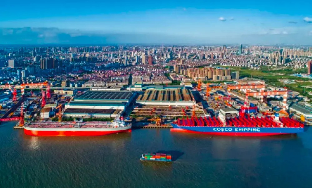 China's largest and world-class marine equipment manufacturing---Nantong Shipyard's steel structure project was successfully completed