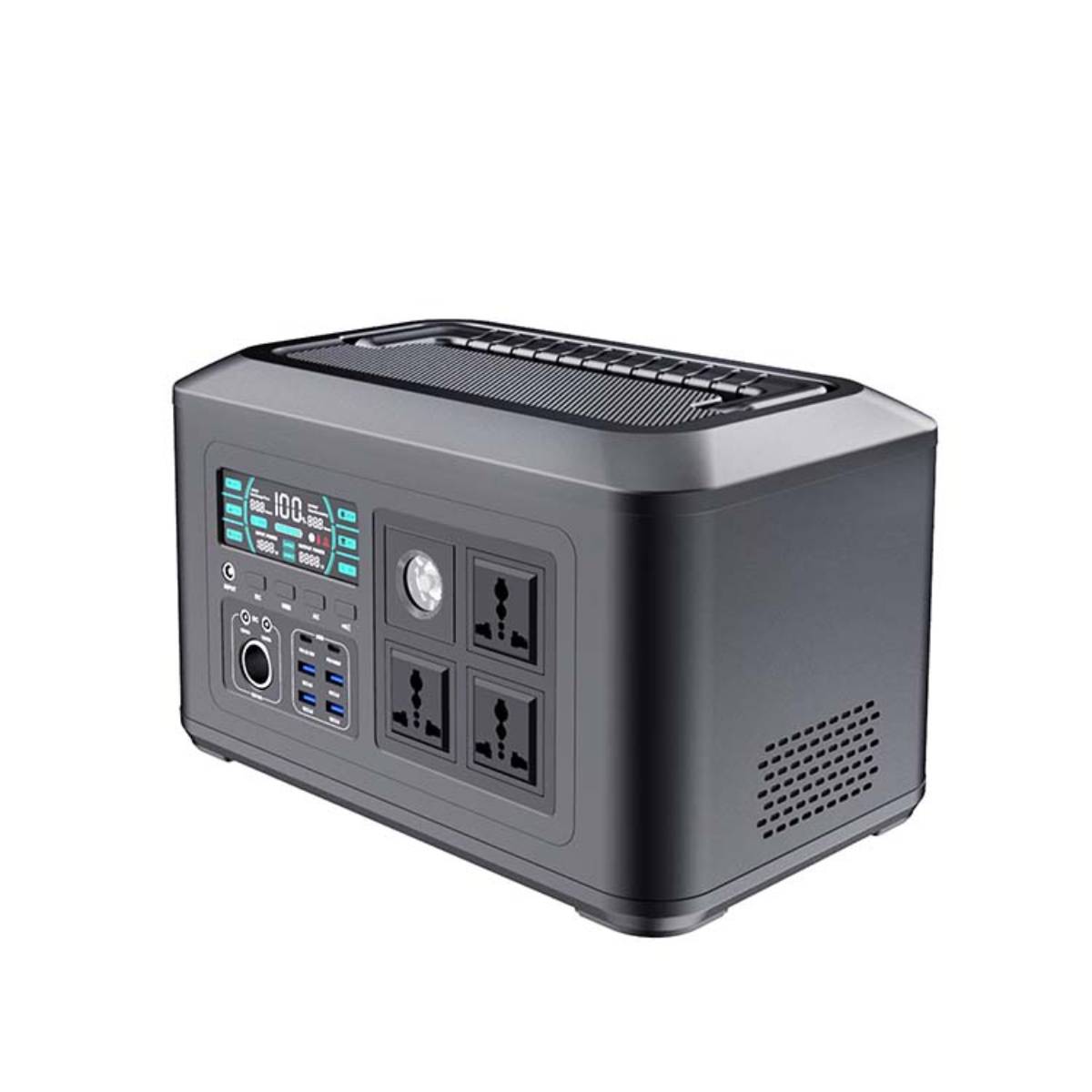 Emergency mobile power AC 110V/220V 1000W Pure sine wave solar power bank for outdoor activities