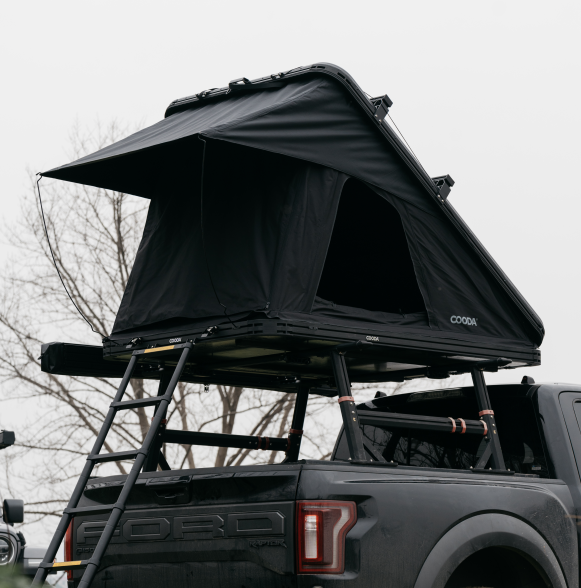 Black Series Hard Shell Roof Top Overland Camping Tent