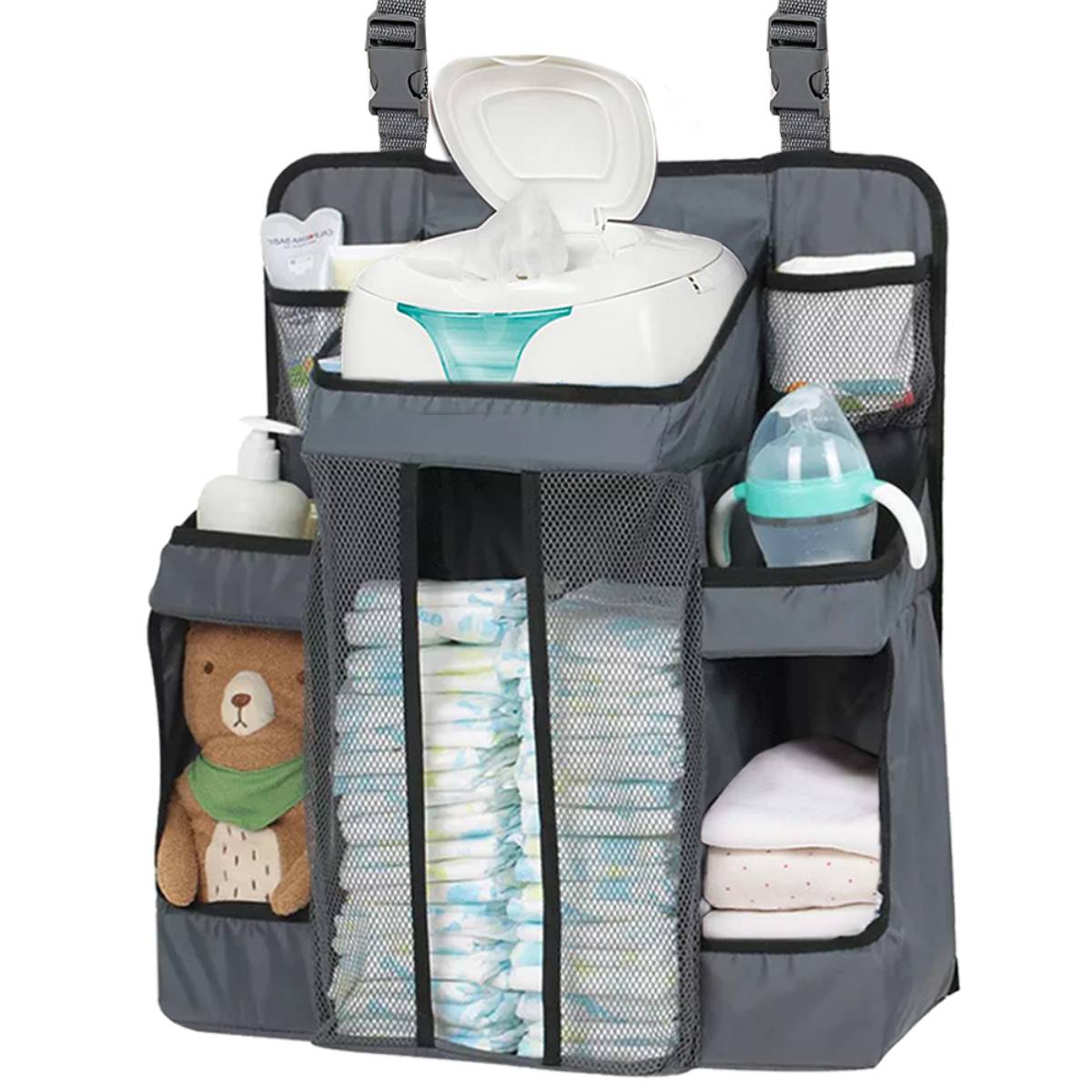 Manufacturer Foldable Large Capacity Baby Diaper Toy Hanging Storage Bag Manufacturer