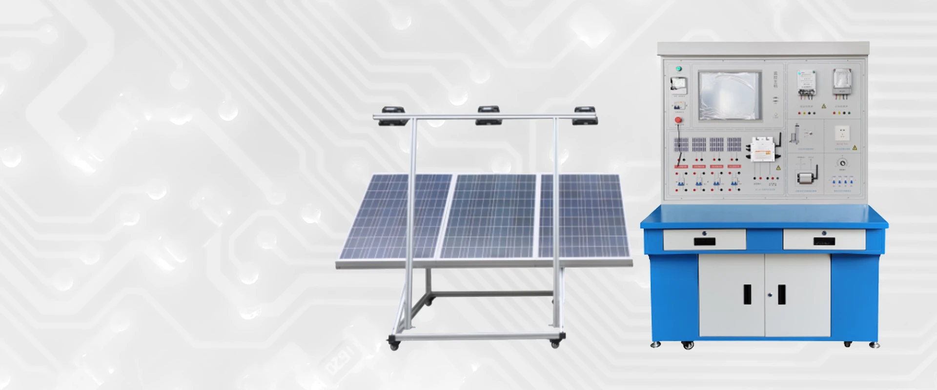 Solar Photovoltaic Grid-connected Power Generation Teaching Lab Bench