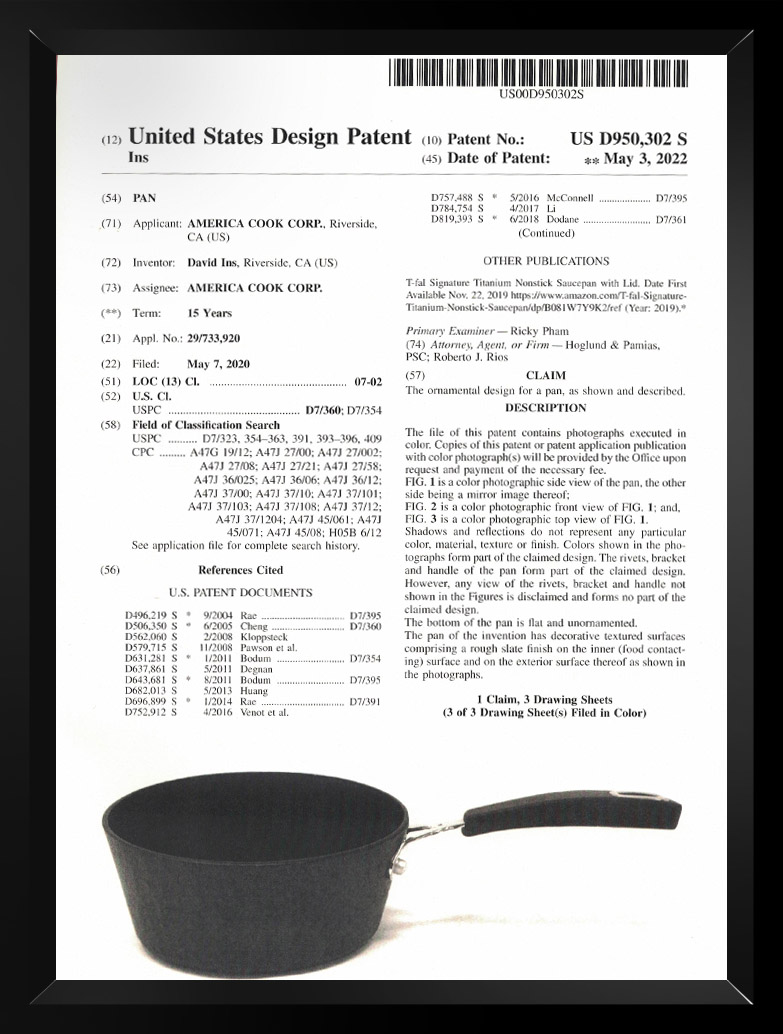 Patente del producto de los Estados Unidos