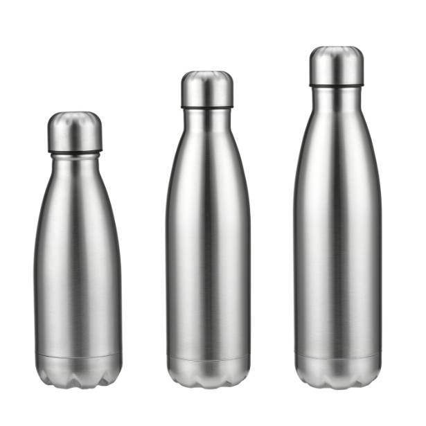 Cola Shaped Stainless Steel Sports Water Bottle Double Wall Coke Water Bottle