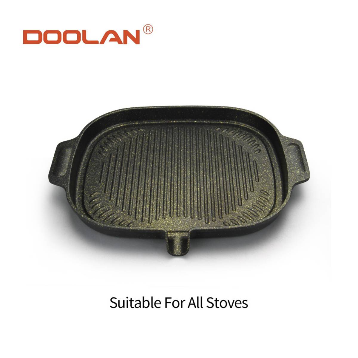 Aluminum Griddle Pan with Induction Bottom
