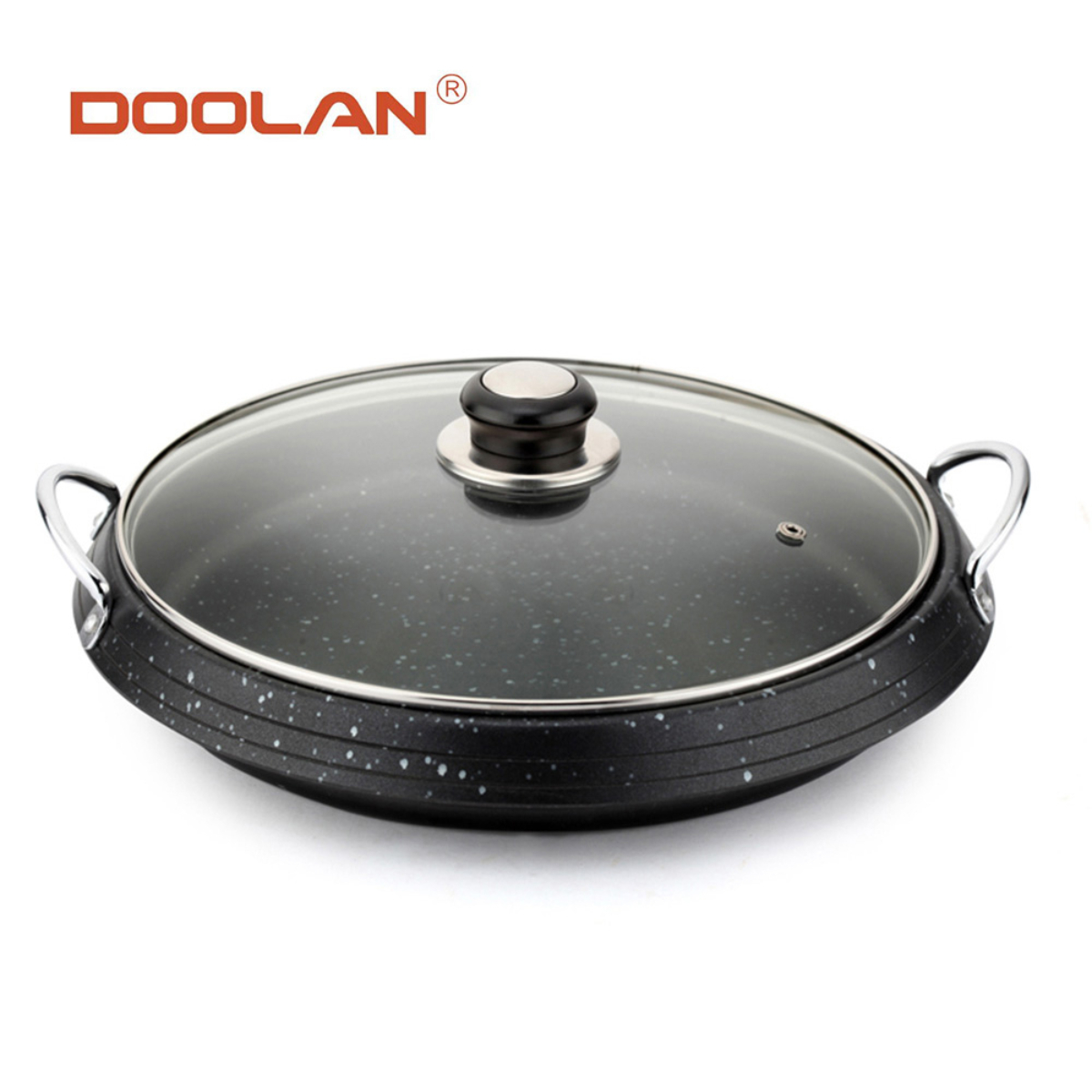 Aluminum saute Pan with Flat Induction Bottom