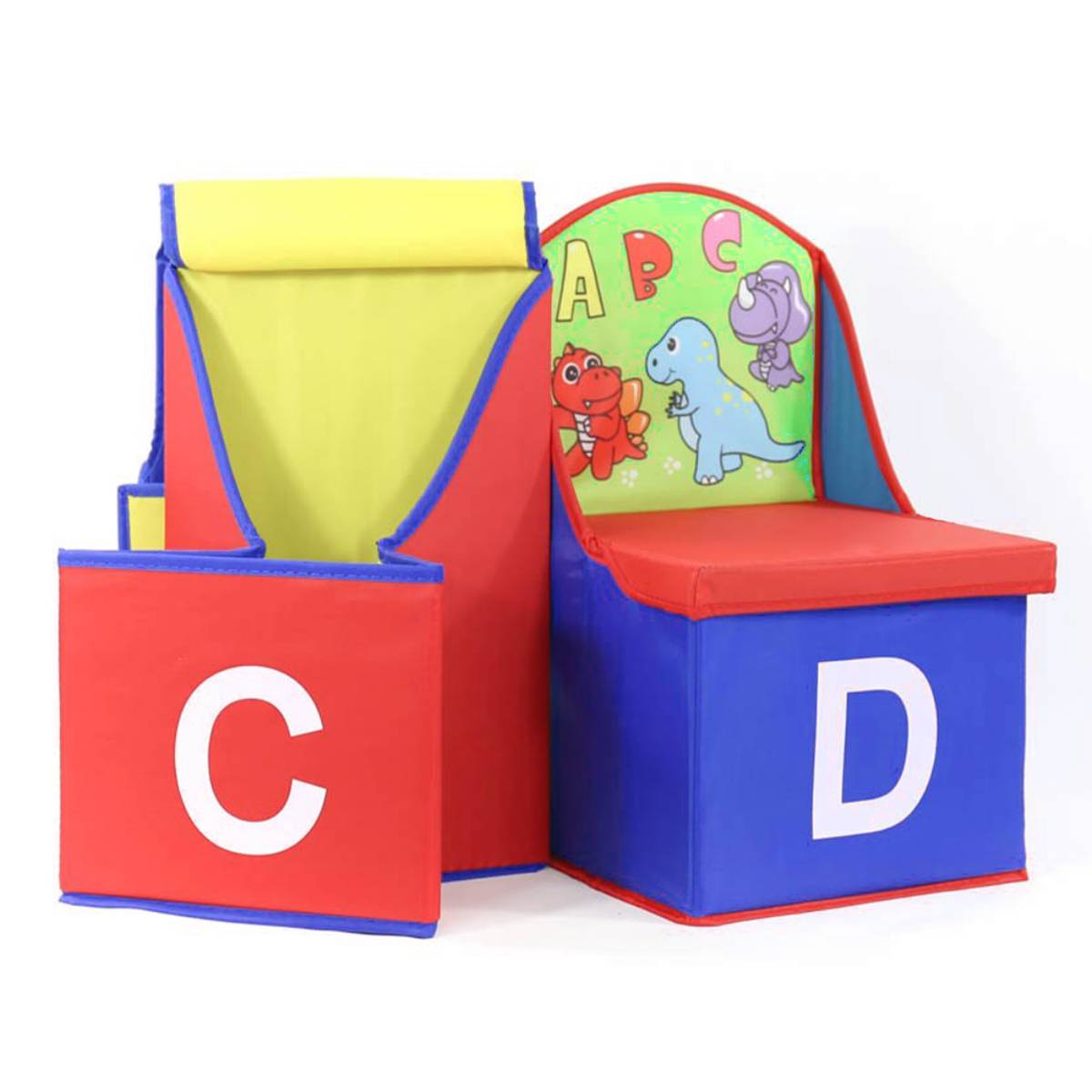 Foldable Lightweight And Easy To Carry Children Storage Ottoman Toy Storage Stool