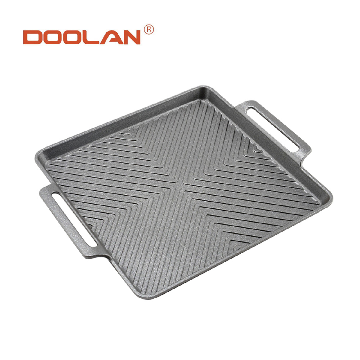 Aluminum Griddle Steak Fry Pan with Flat bottom