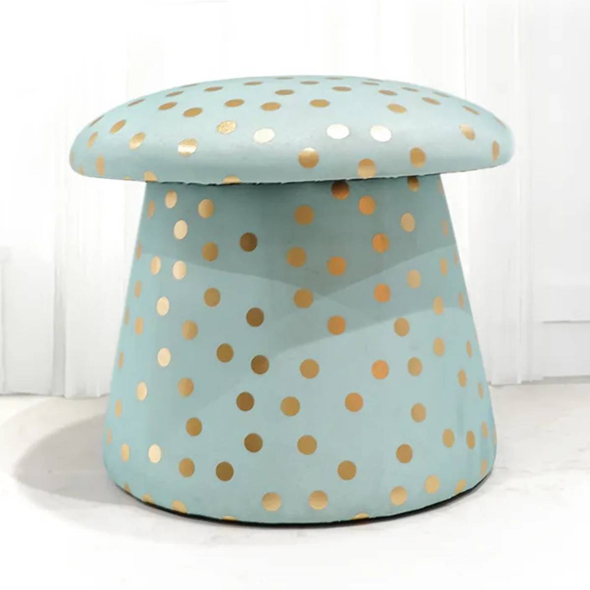 New Foldable Soft Comfortable Soft Mushroom-Shaped Storage Ottoman