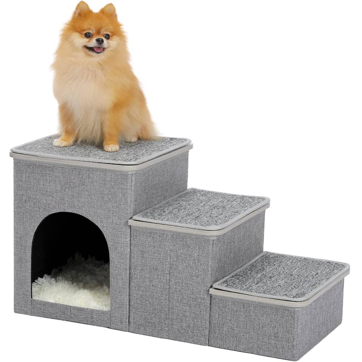 Folding Multifunctional Fabric Pet Cat Dog Ladder House