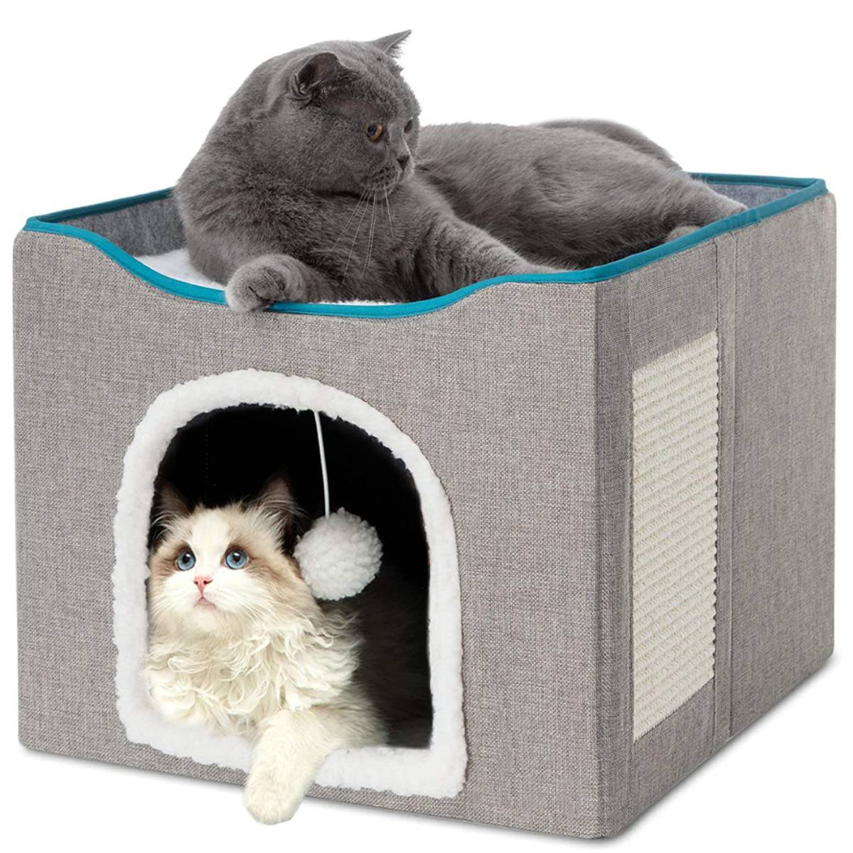 Knitted Fabric Foldable Multifunctional Cat Dog Pet House