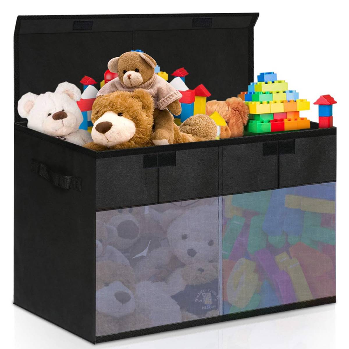 New Design Cartoon Children Foldable Toy Storage Box With Lids
