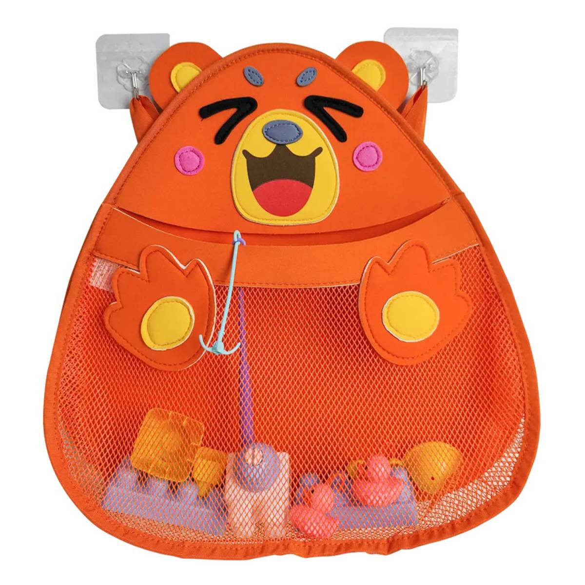 Cartoon Bathroom Door Wall Hanging Mesh Bag Children Toy Storage