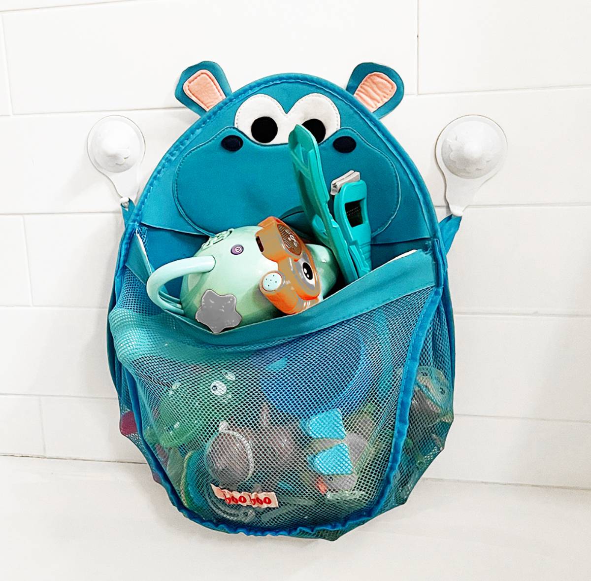 Large Capacity Durable Hanging Mesh Bag Children Toy Storage