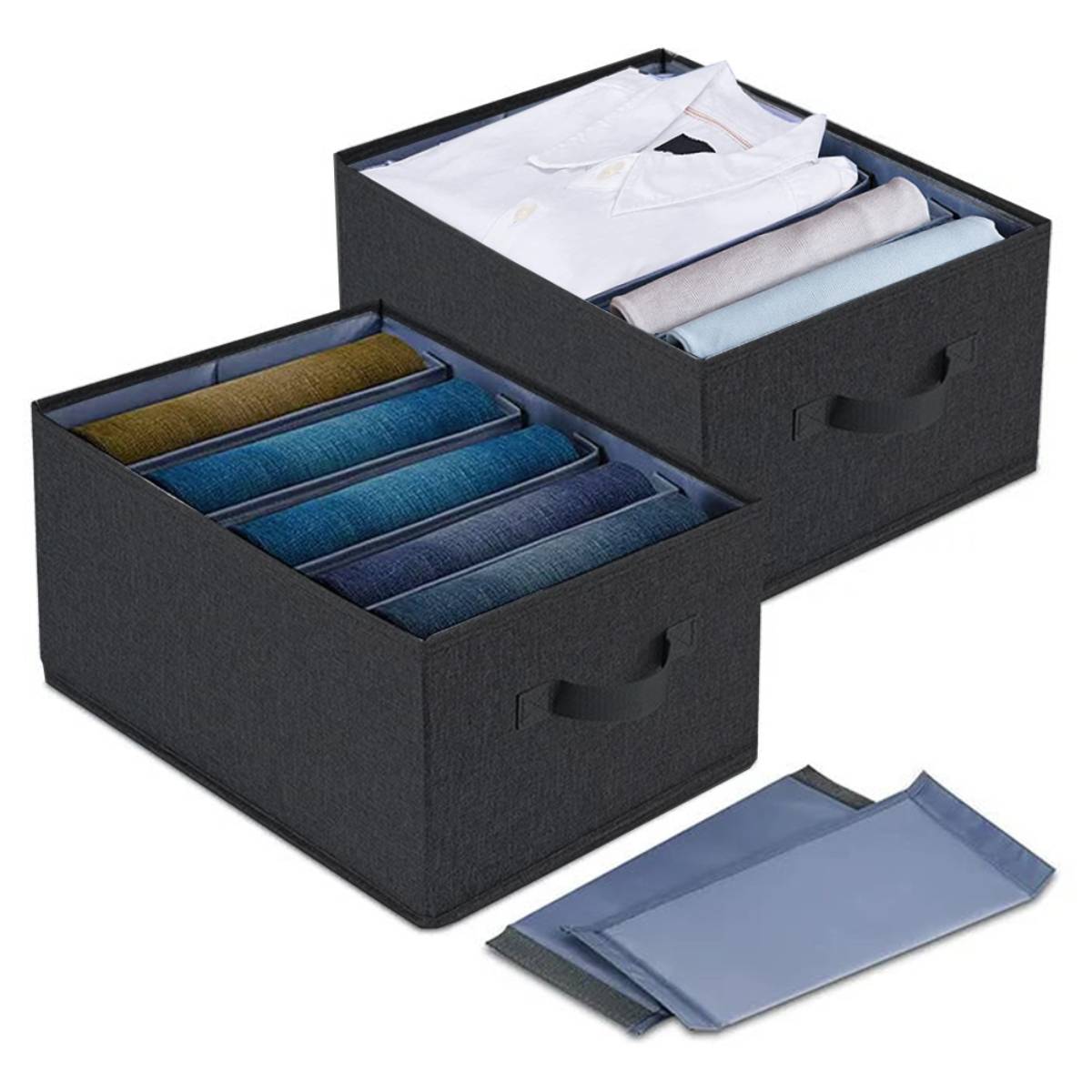 Fabric Closet Organizer For Clothes Underwear Shirt Storage Box Organizer
