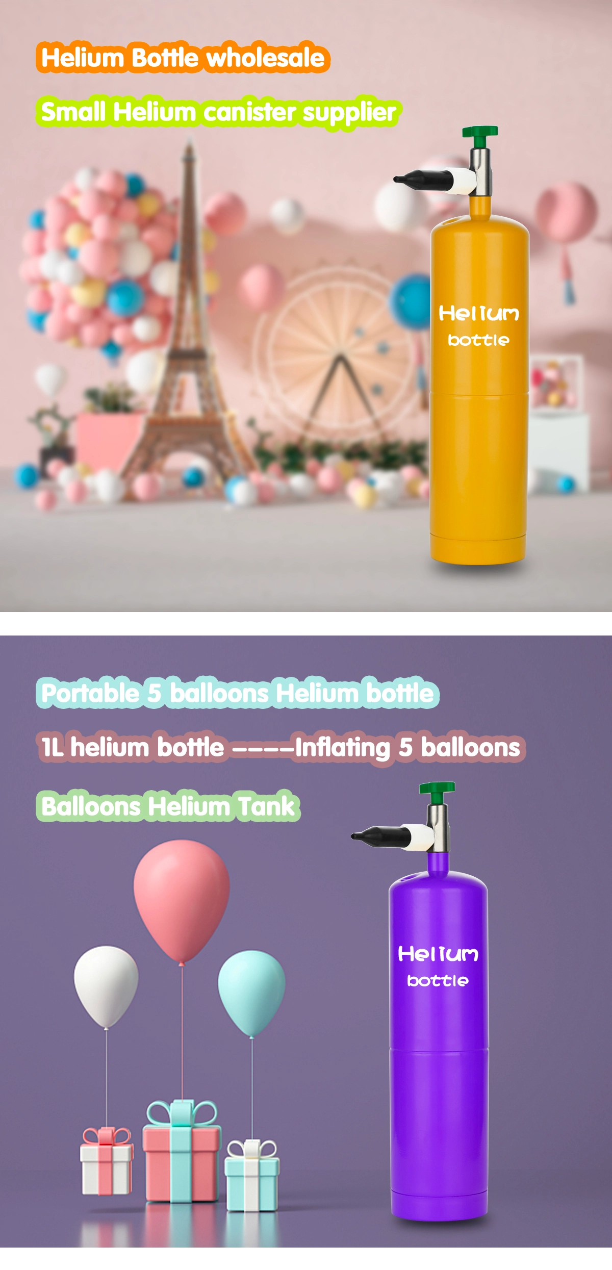 1L Helium Balloons Bottle-6