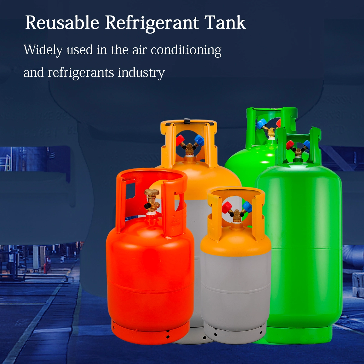 Refillable Refrigerants Cylinder