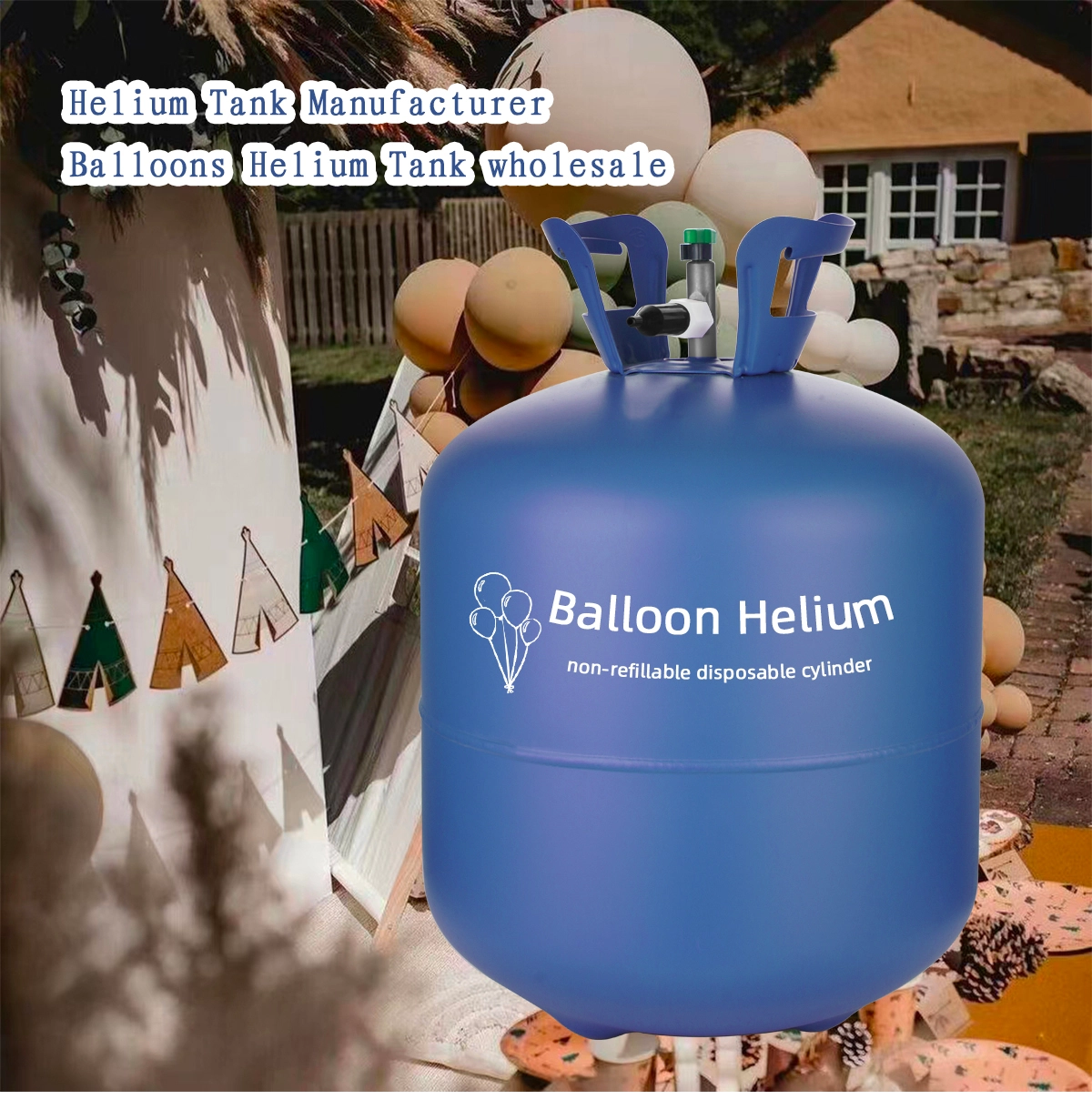 Jumbo 90 Helium Balloons Tank