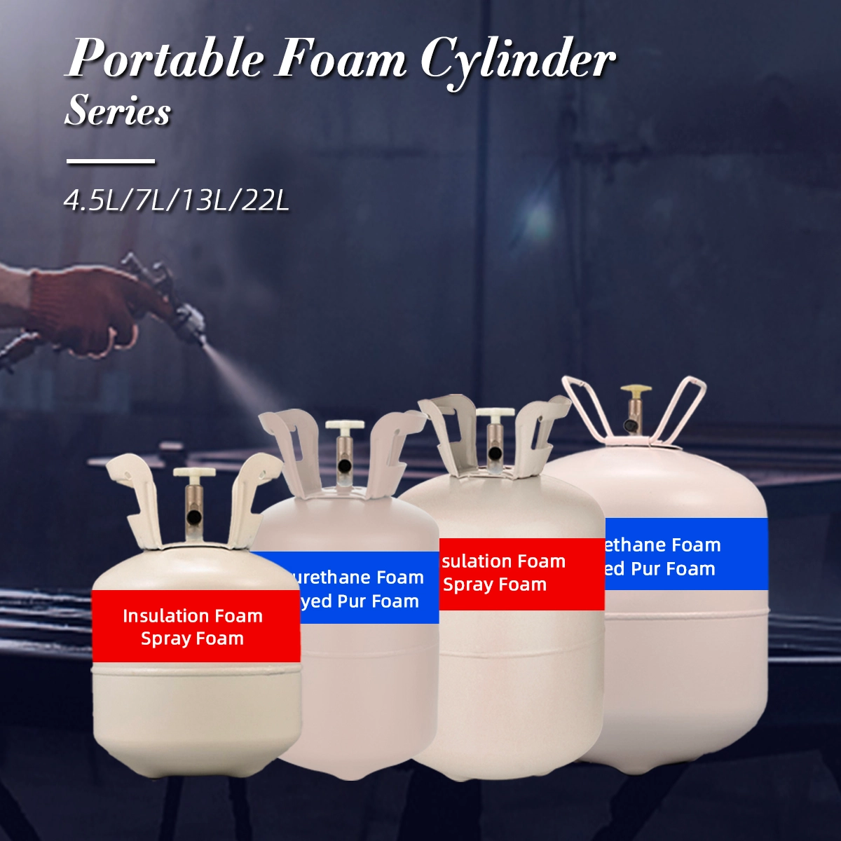 Polyurethane Spray Foam Cylinder