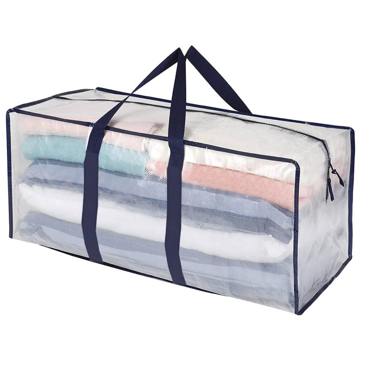 Large Capacity Moving Bag Clothes Quilt Storage Bag With Zipper
