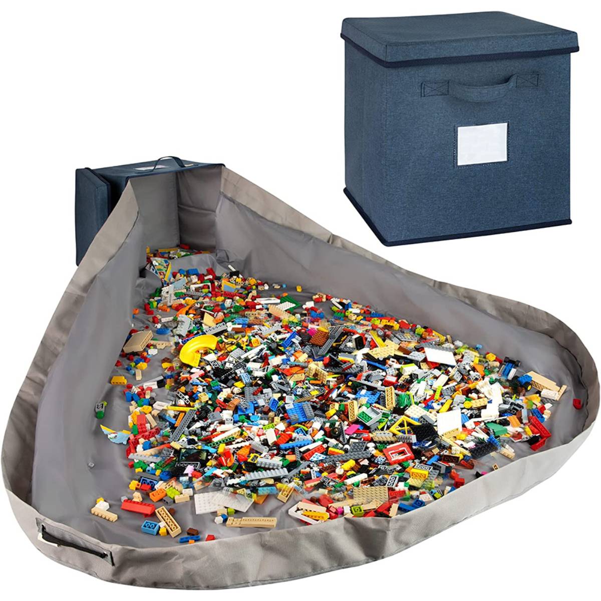 2023 New Design Home Kids Toy Foldable Fabric Storage Box With Blanket