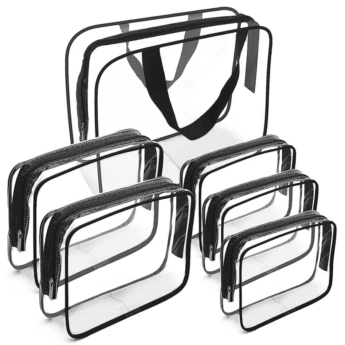 Pvc Travel Storage Bag Set Toiletry Bag Makeup Bag