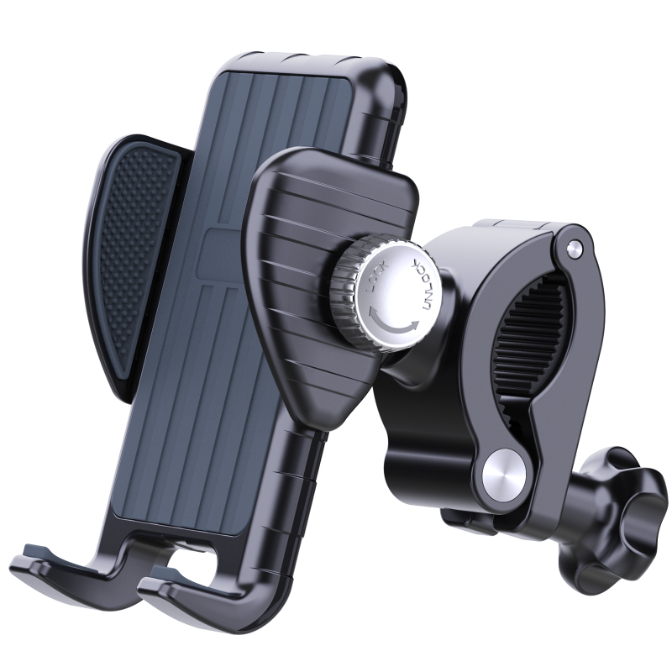 Universal Shock-Proof Bike Mobile Holder Twist To Lock Design 360 Degree Adjustment Bike Phone Holder For 4-7 Inch Cell Phone