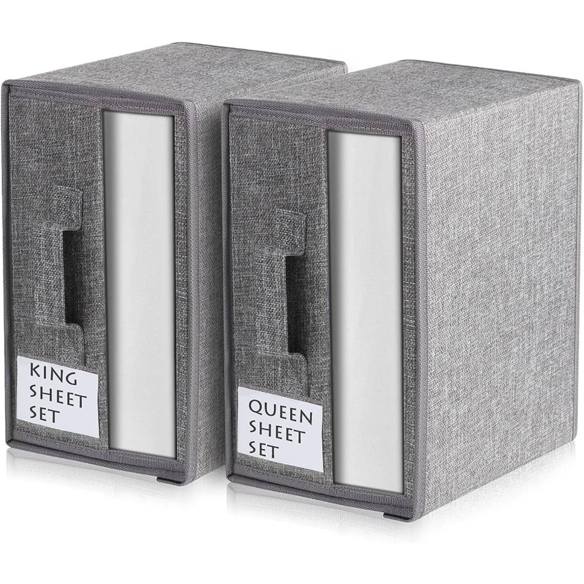 New Design Fabric Bedding Organizer Storage Bed Sheet Boxes Bins