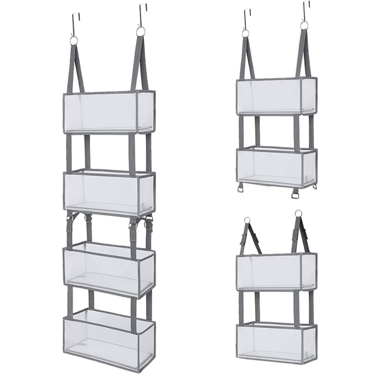 Bedroom Closet Organizer Behind Organizer Door Hanging Storage