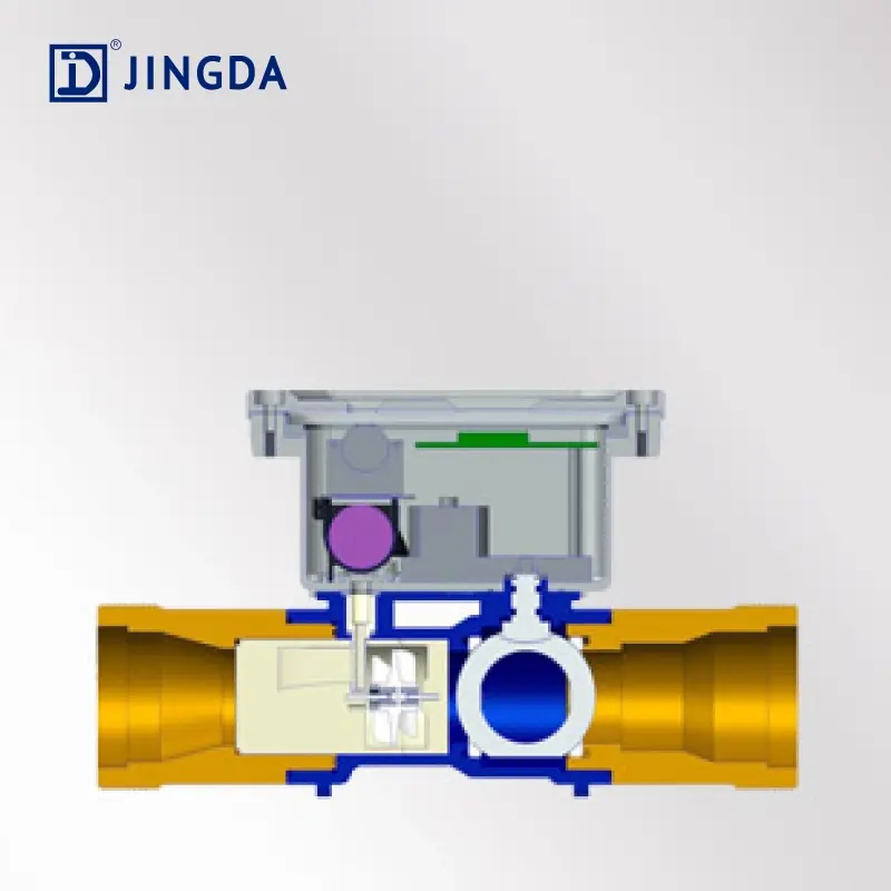 Integrated meter and valve LoRa remote transmission water meter